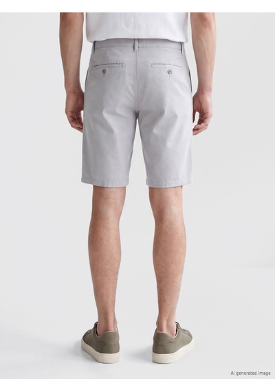 Lcwaıkıkı Classic Gri Regular Fit Gabardin Erkek Şort