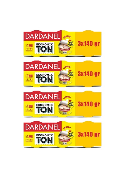 Eko Ton Balığı 3x140 Gr X 4 Adet