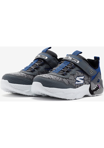 Skechers Creature - Lights Büyük Erkek Çocuk Gri Işıklı Spor Ayakkabı 400617l Ccbl Gri