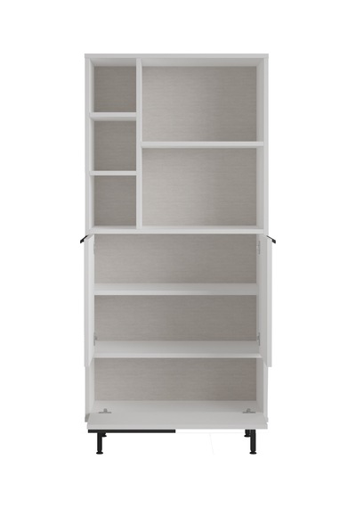 Robin Home Lidya Ofis Klasör Dolabı Kitaplık 3 Kapaklı Metal Ayak