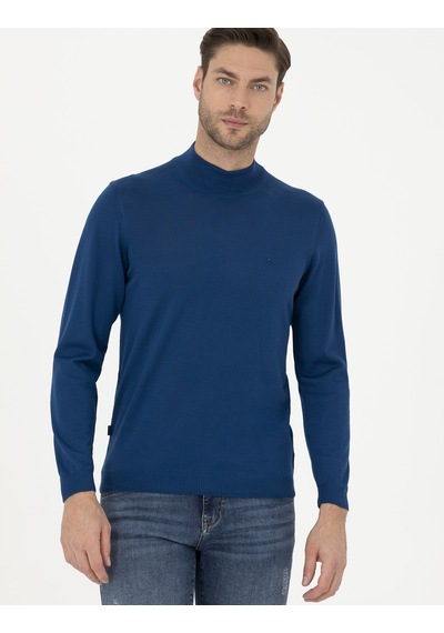 Pierre Cardin Erkek Royal Triko Kazak 50270055-vr106 İndigo