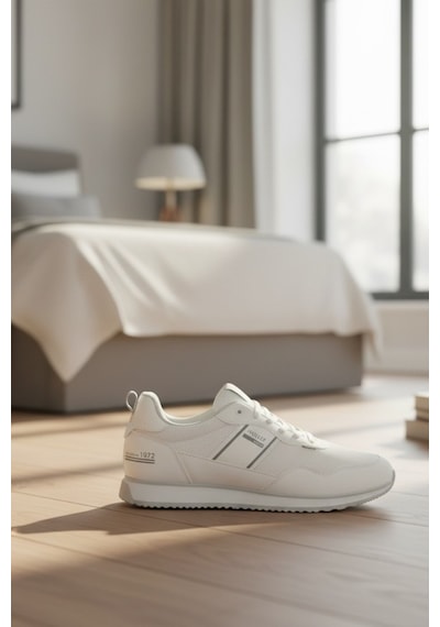 Enoch Erkek Spor Ayakkabı Günlük Yürüyüş Ve Koşu Sneaker Hafif Esnek Tabanlı Rahat Kalıp Beyaz