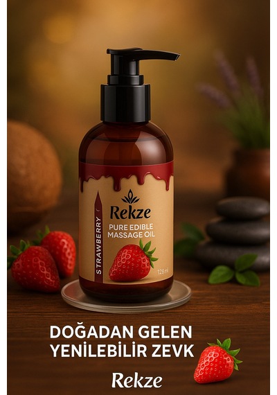 Masaj Yağı 2'li Paket - Çilek Aromalı Vücut Aromaterapi Etkili - 268862974