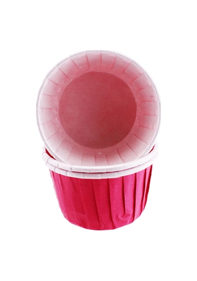 Cupcake Kalıbı Orta Boy Düz Renk 50x39 Mm 100 Adet Fuşya