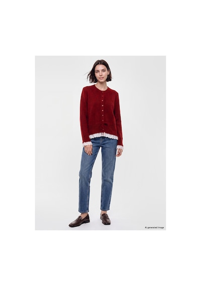 LC Waikiki Alıta Cıty Farkıyla Lcw Modest Bordo Triko Düz Kadın Hırka Bordo - 931514642 Bordo LC Waikiki Alıta Cıty Farkıyla Lcw Modest Bordo Triko Düz Kadın Hırka Bordo - 931514642 Bordo