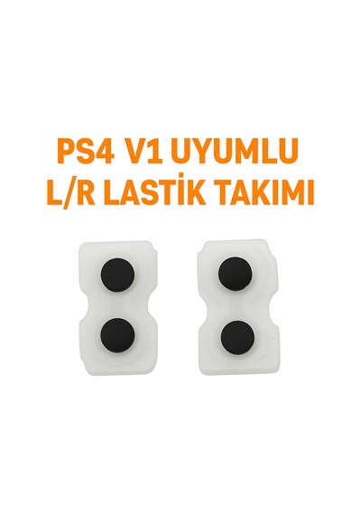 Ps4 V1 Kollar İle Uyumlu L/r Lastik Takımı 1 Takım 2 Adet