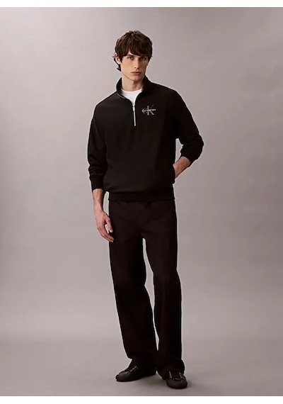 Calvin Klein Jeans Uzun Kollu Premium Penye Mikro Monologolu Erkek Siyah Sweatshirt Lv04rd236g-ub1 Siyah Calvin Klein Jeans Uzun Kollu Premium Penye Mikro Monologolu Erkek Siyah Sweatshirt Lv04rd236g-ub1 Siyah