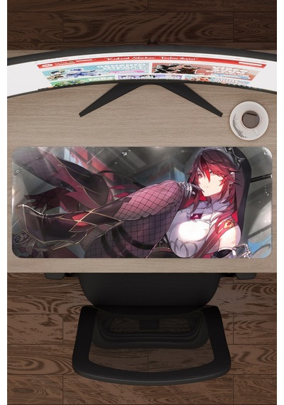 Rosaria Genshin Impact Anime Oyuncu V3 - 70x30 Xl Gaming Mouse Pad Fare Altlığı