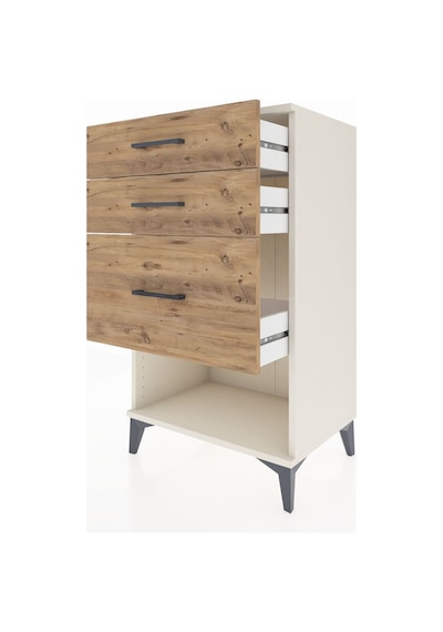 Hyperion Komodin 3 Çekmeceli 60x44x106 Aytaşı-çam Aytaşı