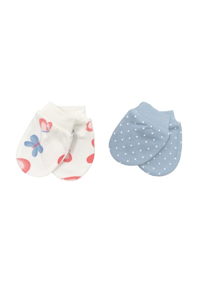 Biorganic 72177 Wild Flowers 2'li Bebek Eldiven  Mavi