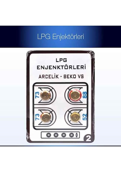Lpg Ocak Memesi̇ Enjektör 4Lü Set Arçelik Beko Uyumlu - 212539122