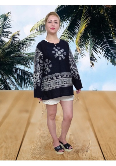 Siyah Otantik Tunik & Bluz 001