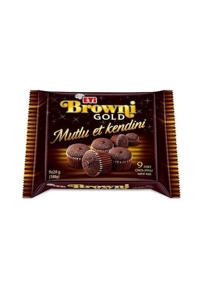 Browni Gold Mini Çikolatalı Kek 180 G X 12 Adet