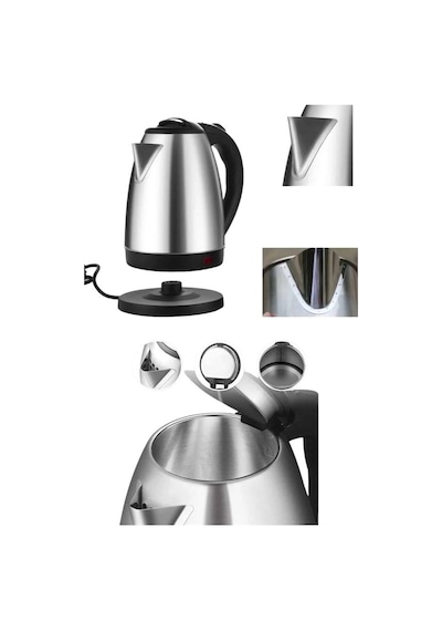 Kettle - 173 - C F Tipi 220-240v Paslanmaz Çelik Elektrik Kablolu - Csmo-tex - Otomatik Kapanma