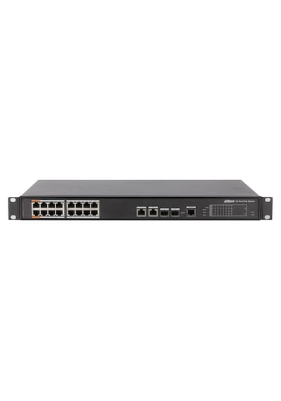 Dahua Pfs4218 16Et 240 16 Port Poe 250 Metre Poe Mesafeli Switch