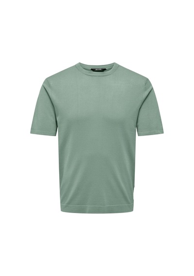 Only & Sons Erkek Düz Basic Yeşil T-shirt-22022928 Only & Sons Erkek Düz Basic Yeşil T-shirt-22022928