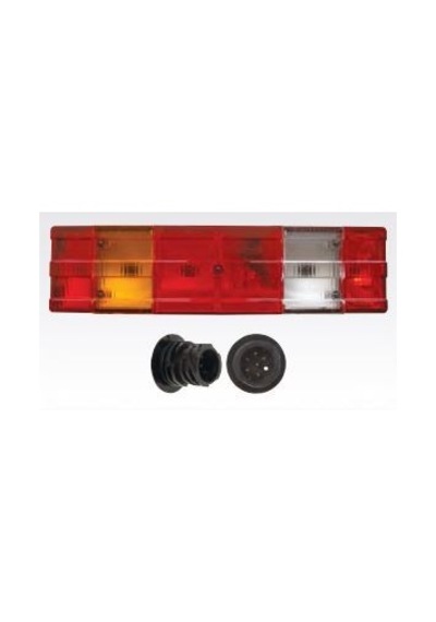Cerkez-av Stop Lambası Kanallı Sol Amp Soketlı Plakalı Mercedes Actros / Axor / Axor Iı / Actros Mp AOD-CERKEZ PD800-81