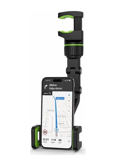 Araç İçi Dikiz Aynası Telefon Tutucu 360 Dönebilen Katlanabilir Belirtilmemiş