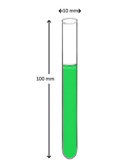 Borox Cam Deney Tüpü 10 x 100 MM 240 Adet