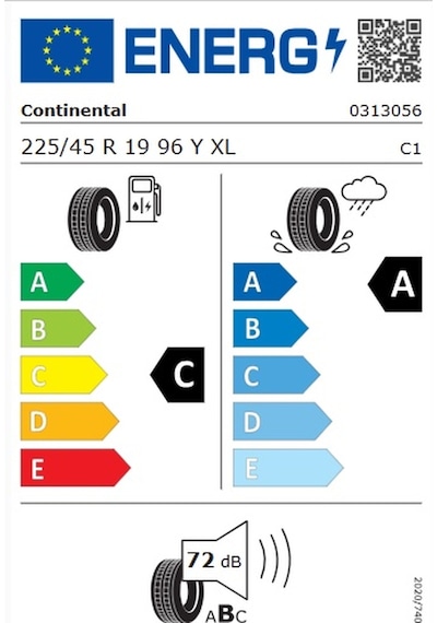 Continental 225/45R19 96Y XL Fr Premiumcontact 7 Yaz Lastiği 2025