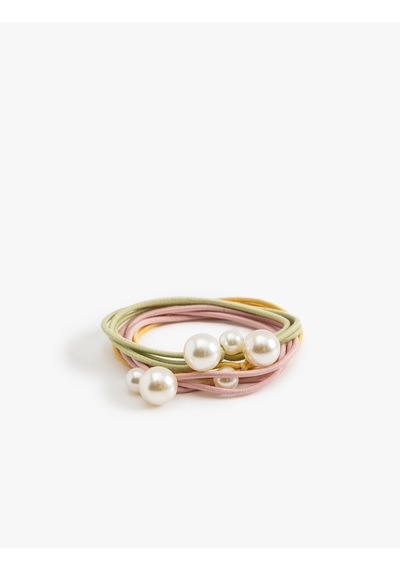 Koton Boncuklu Lastik Toka Seti Multıcolor 5wkg70047aa Mavi
