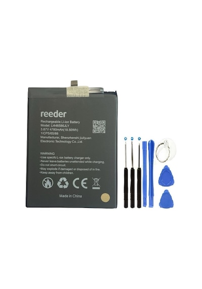 Reeder P13 Blue Plus 2022 Pil Batarya 4780 Mah + Tamir Set
