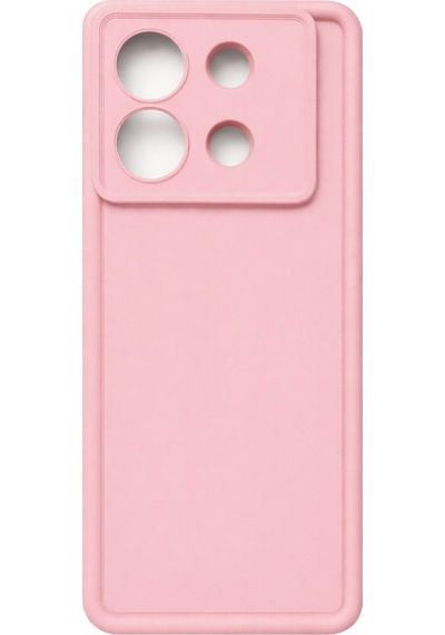İnfinix Zero30-5g Uyumlu Kamera Çıkıntılı Mat Silikon Telefon Kılıfı Pembe