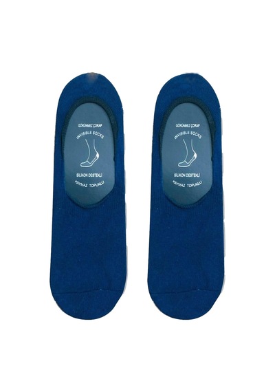 Carnaval Socks Lacivert Renkli Kaymaz Slikonlu Babet Çorap Lacivert