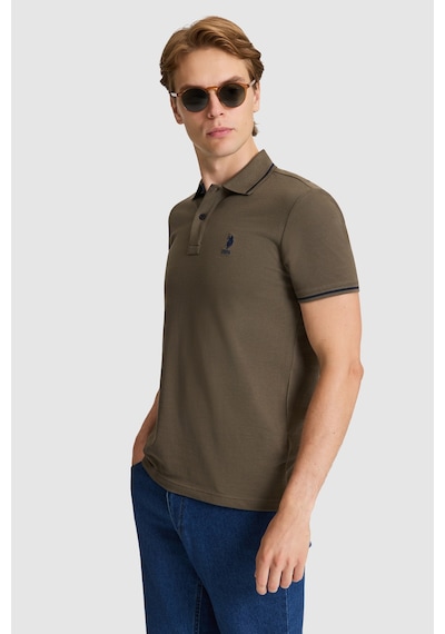U.S. Polo Assn. U.s. Polo Assn. Erkek Koyu Haki Tişört Basic 50326975-vr111