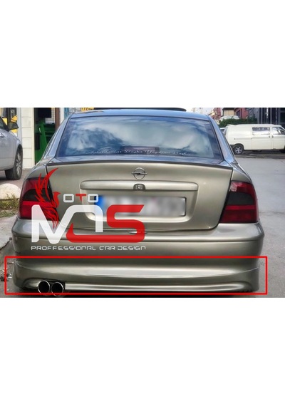 Opel Vectra B Makyajsız Arka Tampon Eki Yeni Fiberglass Boyasız