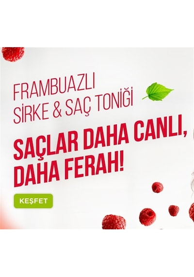 Eyüp Sabri Tuncer Frambuazlı Sirke & Saç Toniği 500 ML