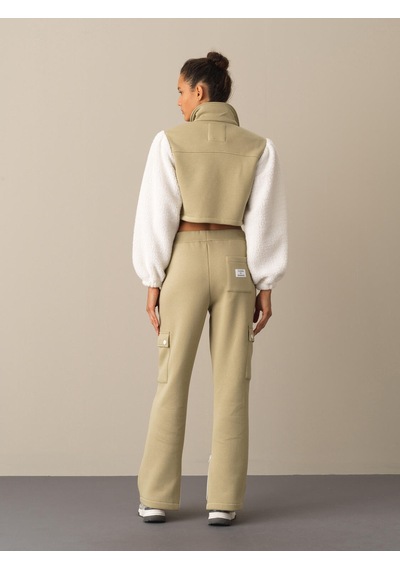 Xint Yeşil Oversize Pamuklu Sweat Pantolon 470376