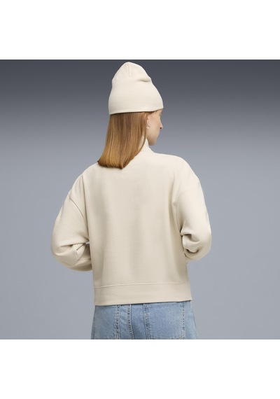 Puma Class Half-zip Crew Kadın Yetişkin Sweatshirt Mavi