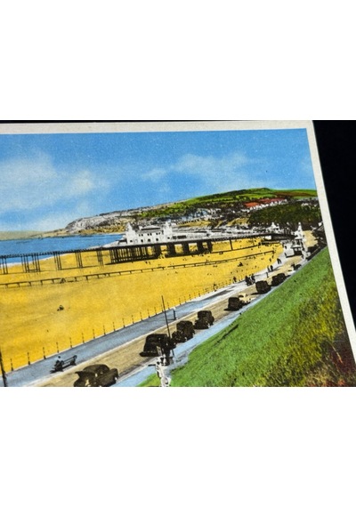 İngiltere Marimex British Made Promenade & Pier, Colwyn Bay Postcard Marimex Ltd. No. Cb.605 1950s