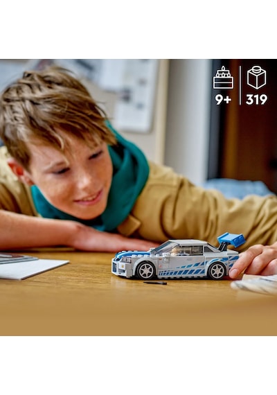 LEGO® Speed Champions Daha Hızlı Daha Öfkeli Nissan Skyline GT-R (R34) 76917 - 9+ Çocuklar için Oyuncak Yapım Seti (319 P)