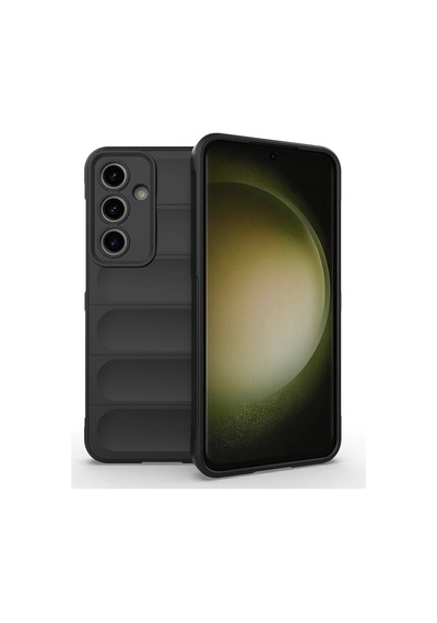 Galaxy Uyumlu S24 Fe Kılıf Esnek Tpu Oyuklu Arka Yüzey Tasarımlı Zore Etnik Silikon Kapak