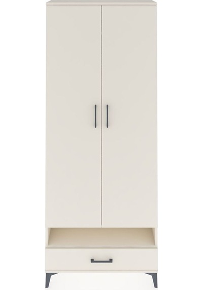 Arges Dolap 2 Raflı Tek Çekmeceli Tek Askılı 88x30x221 Aytaşı... Aytaşı