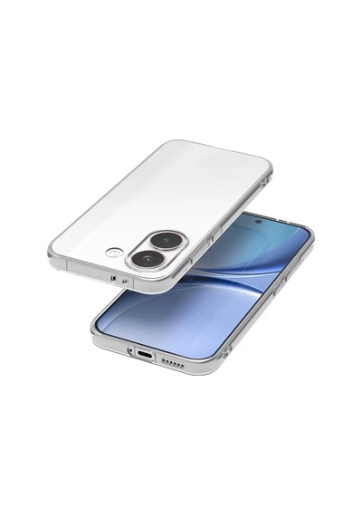 Poco X8 Pro Kılıf Zore Süper Silikon Kapak - Şeffaf