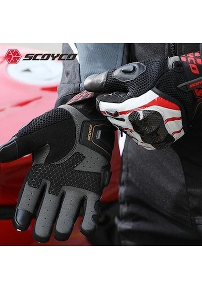 Scoyco Mc-109 Kırmızı Motosiklet Eldiven (534633579)