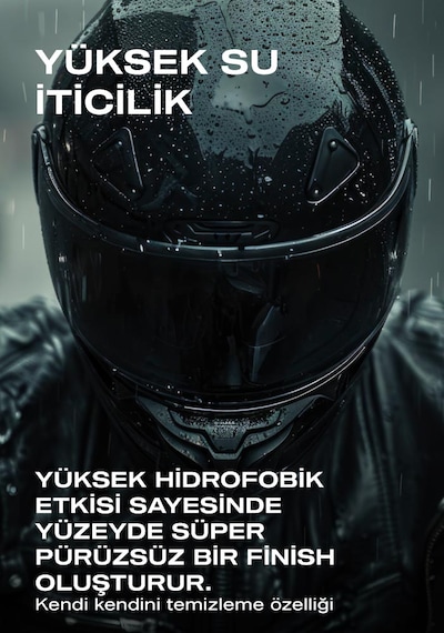 Goglide Kask Ve Gözlük Nano Yüzey Koruyucu-su İtici-nano Yağmur Kaydırıcı-1 Yıl Dayanım-10ml