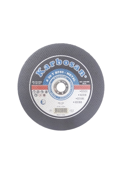 Karbosan 910050 A 36 T Bf80 Metal Kesme Diski 230x3.0x22.23 MM