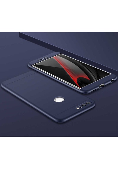 Huawei P9 Lite 2017 Kılıf Zore Ays Kapak Mavi