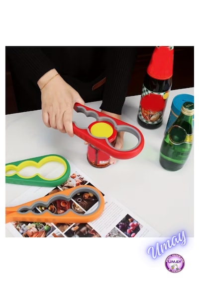 Konserve Kavanoz Kapağı İle Şişe Açma Aparatı 4 Boy + Sebze Meyve Soyacağı Hediyeli Çok Renkli Konserve Kavanoz Kapağı İle Şişe Açma Aparatı 4 Boy + Sebze Meyve Soyacağı Hediyeli Çok Renkli
