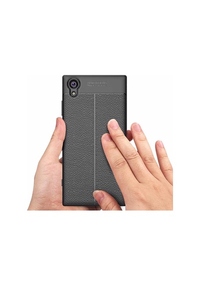 Sony Xperia Xa1 Plus Kılıf Zore Niss Silikon Kapak Lacivert