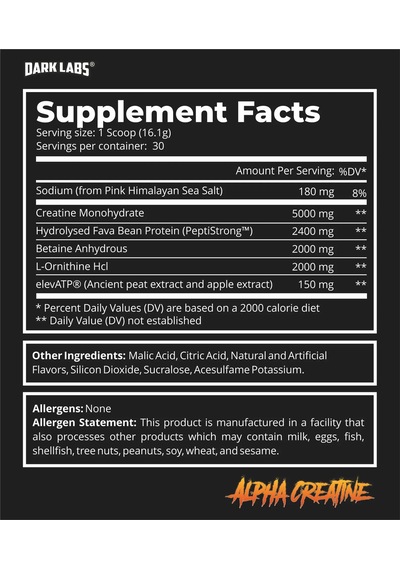 Dark Labs Muscle Mass Bulking Set Built Af Gh + Alpha Creatine+ornithine Kas Kütlesi Seti
