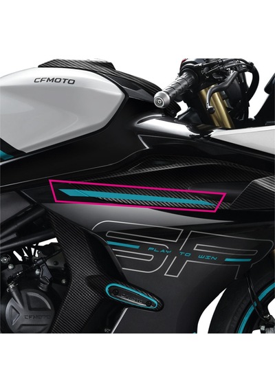 Cfmoto 450sr  Sticker Tasarım Etiket Modeli Grenaj Üstü Şerit Sol