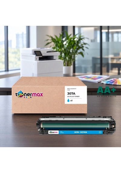Hp 307a Ce741a Mavi Uyumlu Toner Aa Plus / Color Laserjet Cp5225 / Cp5225n / Cp5225dn