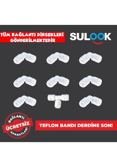 Sulook Su Arıtma Cihazı 5'li Filtre Seti