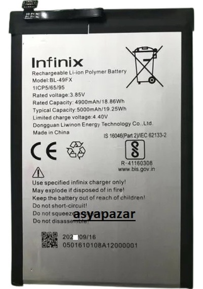 Senalstore Infinix Hot 9 - Hot 9 Play Uygun Pil Batarya Bl-49fx Hot9 Pil