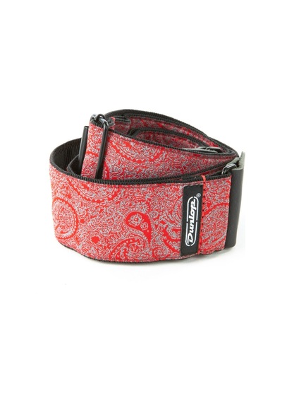 Jim Dunlop Jakarlı Paisley Kırmızı Gitar Askısı D6711